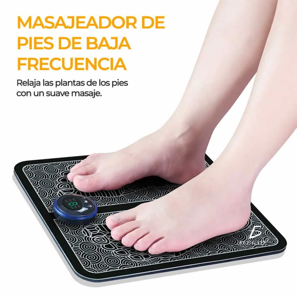 Masajeador eléctrico para pies / estimulador muscular portátil ma.09