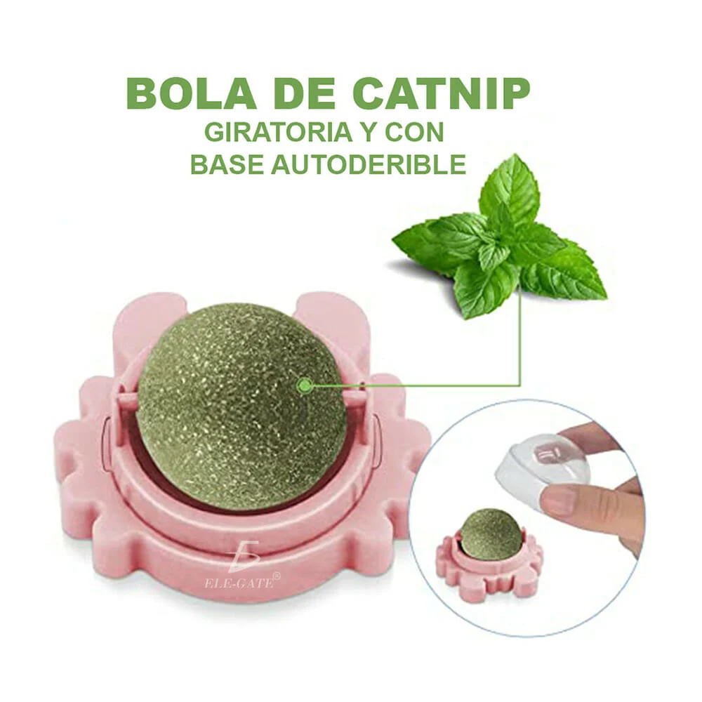 Juguete giratorio con catnip para mascot...