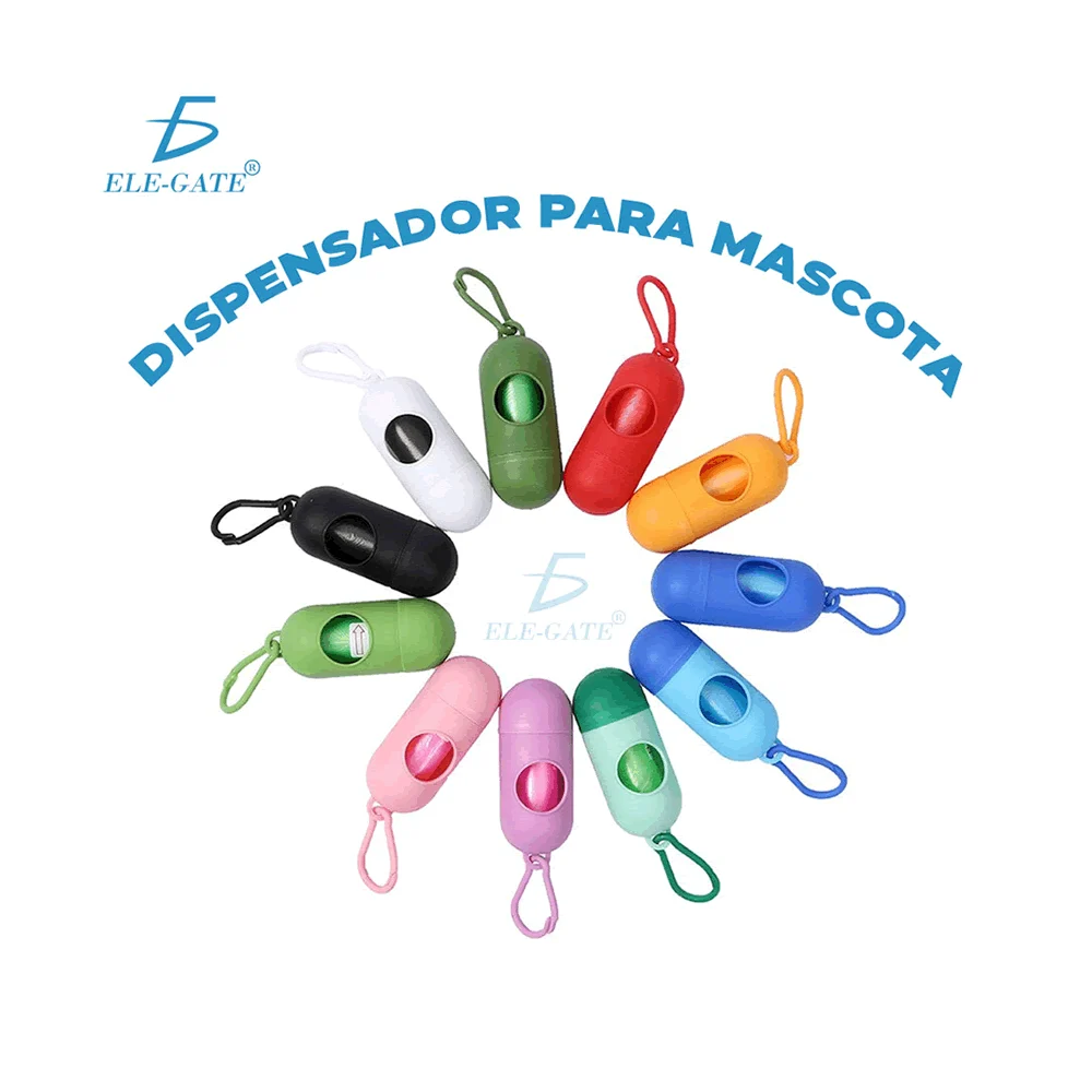 Llavero dispensador pequeño de bolsas s...