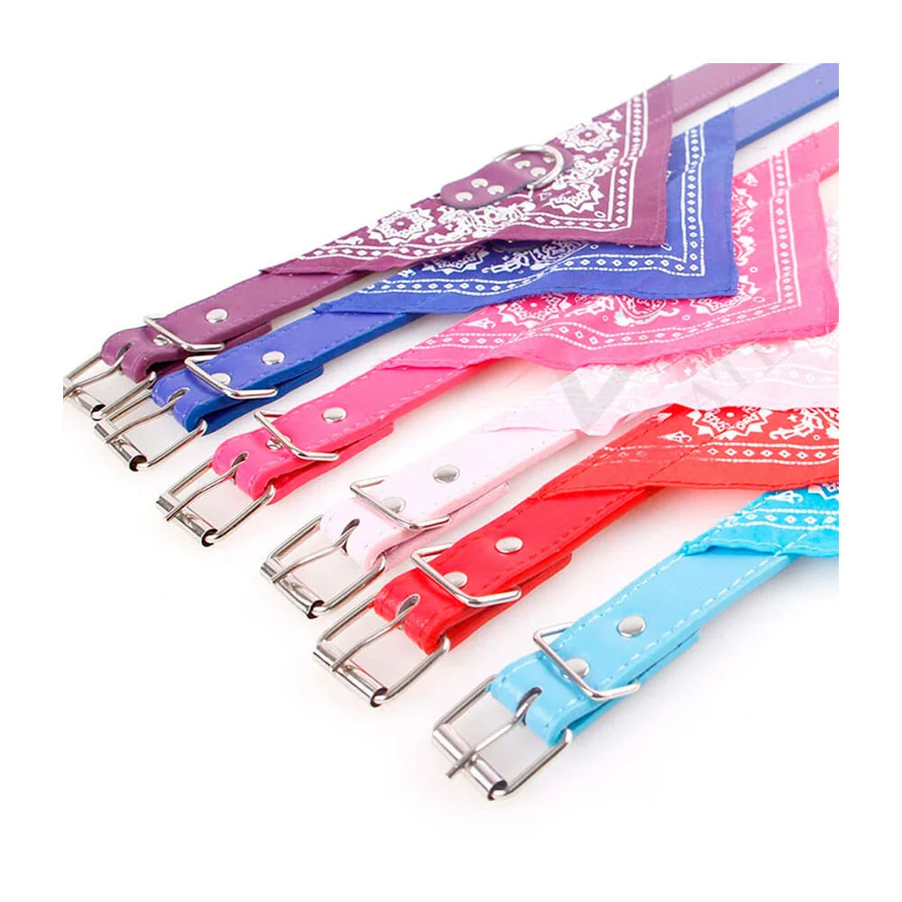 1pza Collar bandana paliacate pañuelo a...