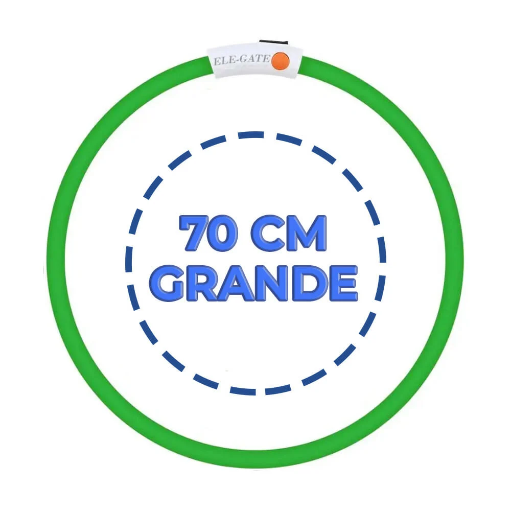 1pza Collar ajustable ele-gate talla gra...