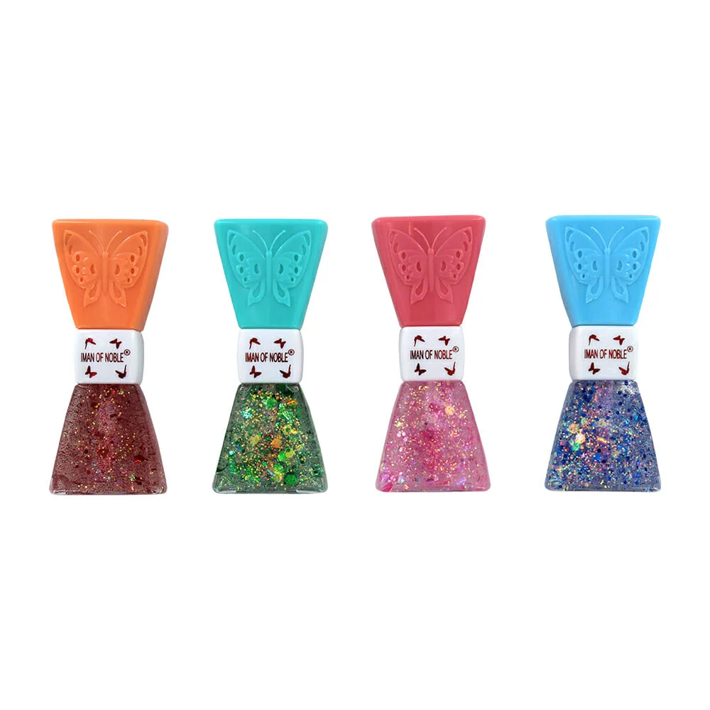 1pza Lip gloss con brillos en forma de moño, variedad de colores