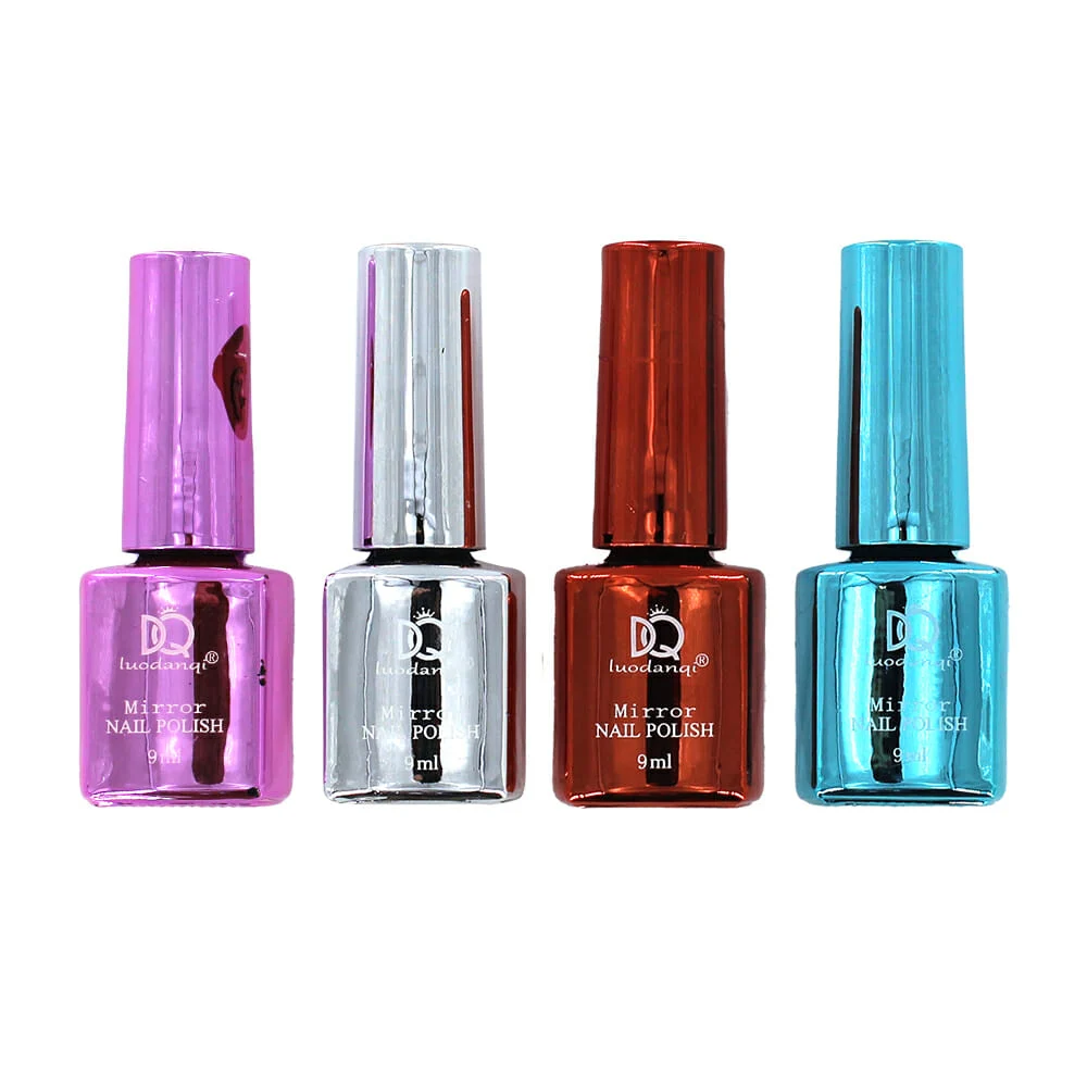 1pza Esmalte para uñas en tonos metálicos, variedad de colores 9ml / luodanqui mirror / nail polish