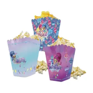 Paquete con 6 recipientes de cartón con diseño de shimmer & shine par…