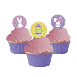 Paquete con 12 letreros euro novelty pequeños con temática de pascua …