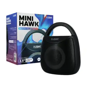 Bocina bluetooth con luz multicolor 2.5, con entradas usb y sd, fm, c…