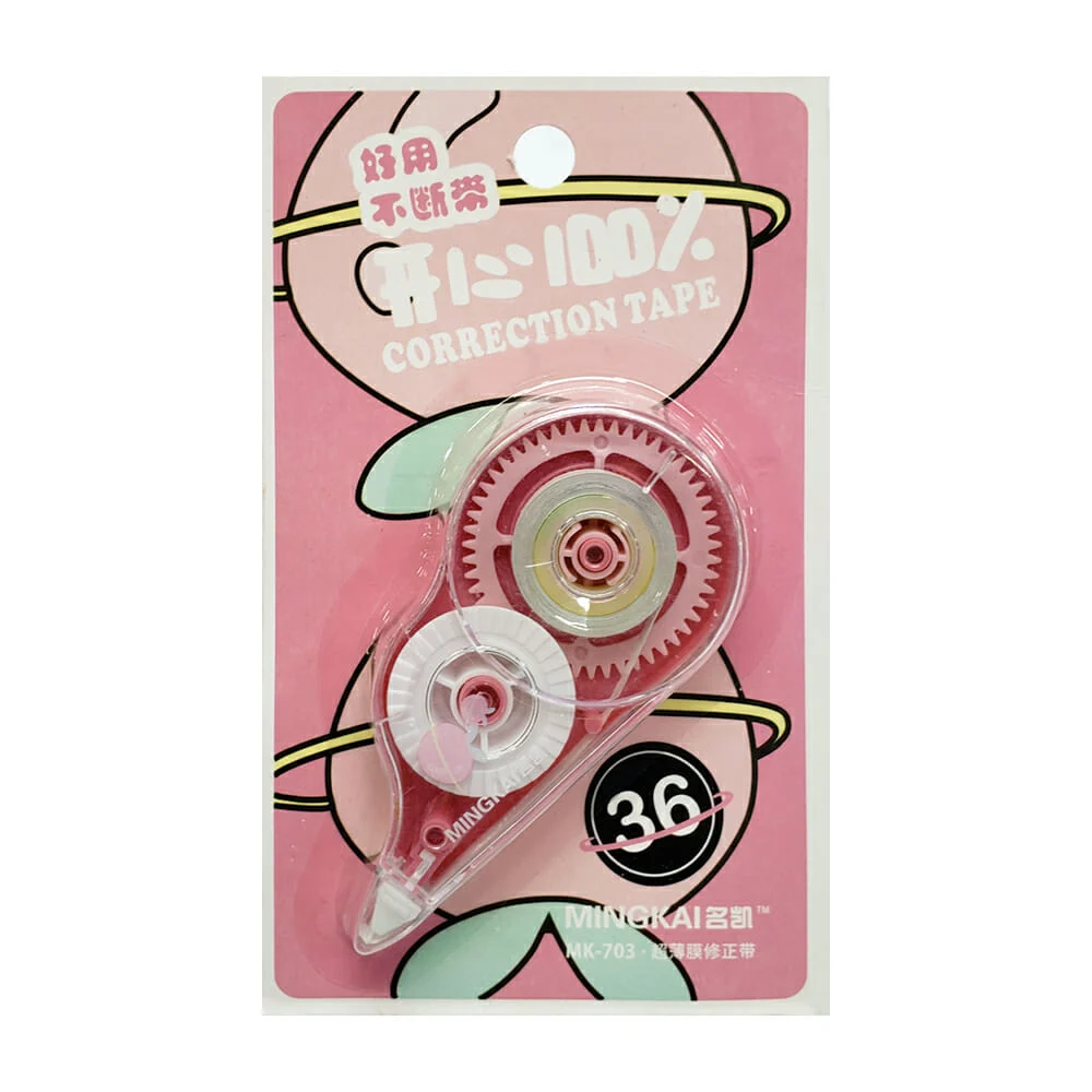 Corrector tipo cinta, variedad de colores / mk-703