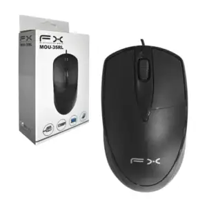 Mouse alámbrico fx óptico usb, 1200dpi compatible con pc y laptop / m…