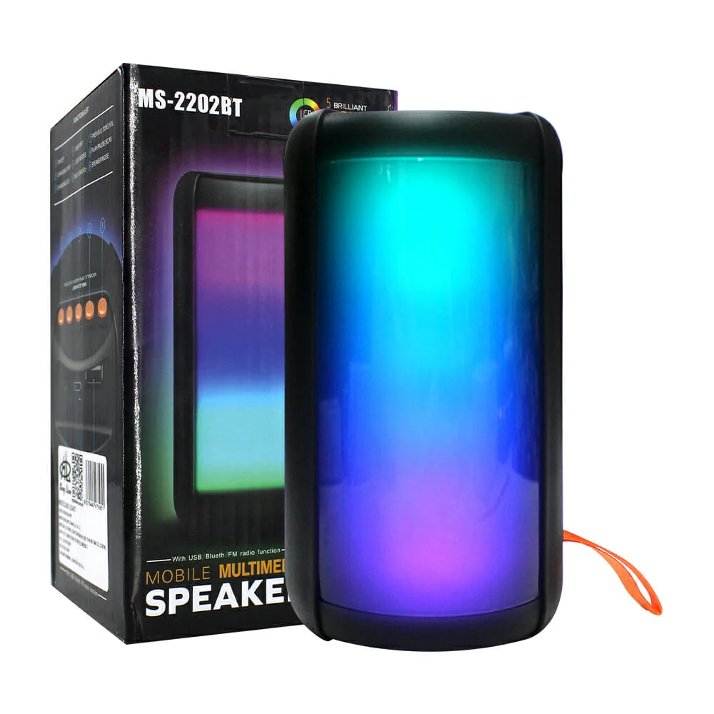 Bocina bluetooth con 5 modos de luz inte...