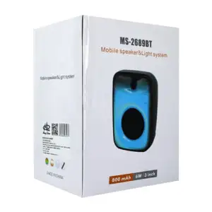Bocina bluetooth con luz rgb, radio fm, ranura para tarjeta sd y usb …