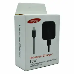 Cargador con cable tipo c o v8 universal 15w mt-1-9 / universal charg…