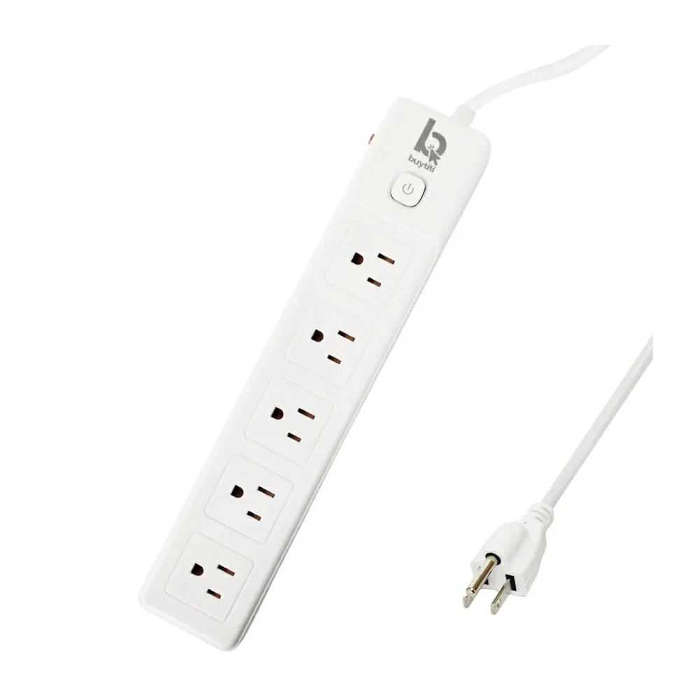 Barra multicontacto buytiti con cable de 3 metros y 5 tomacorrientes / multi-11
