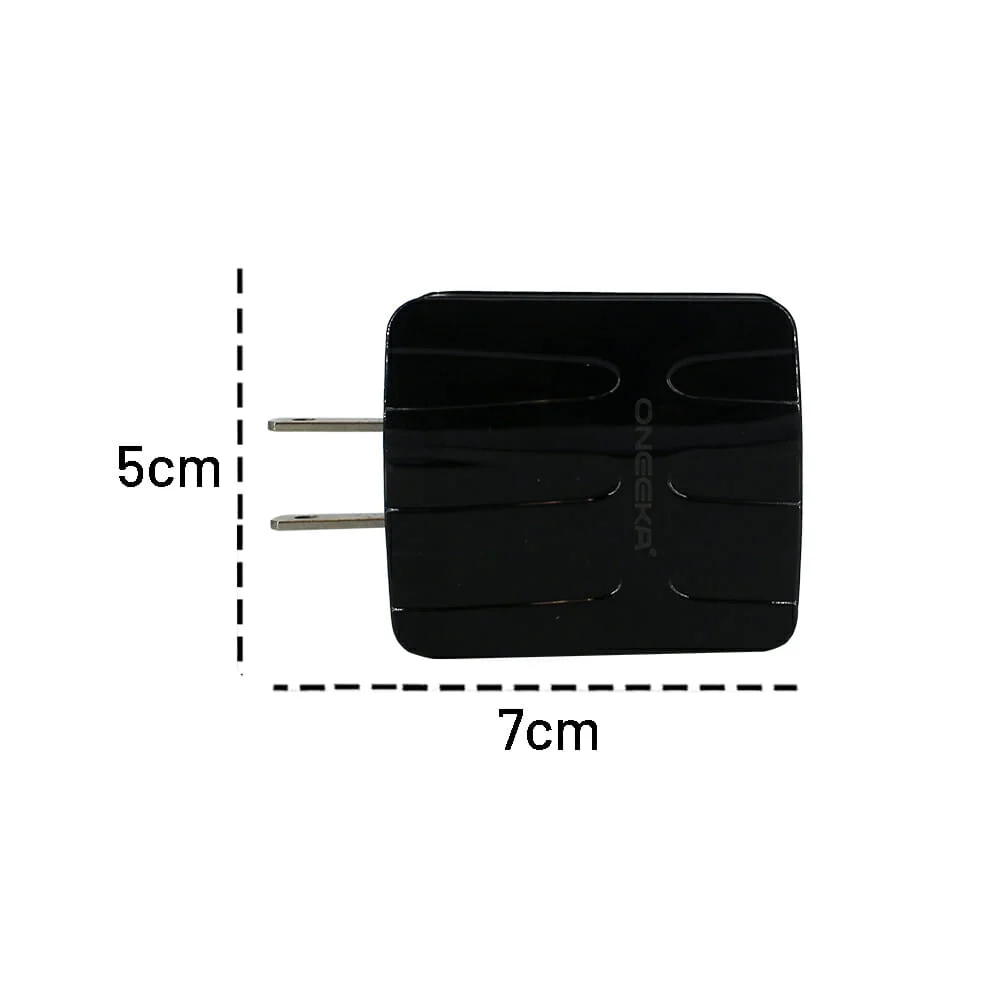 Cargador de entrada tipo c 5.1a, con 2 puertos usb extra para carga / n040c