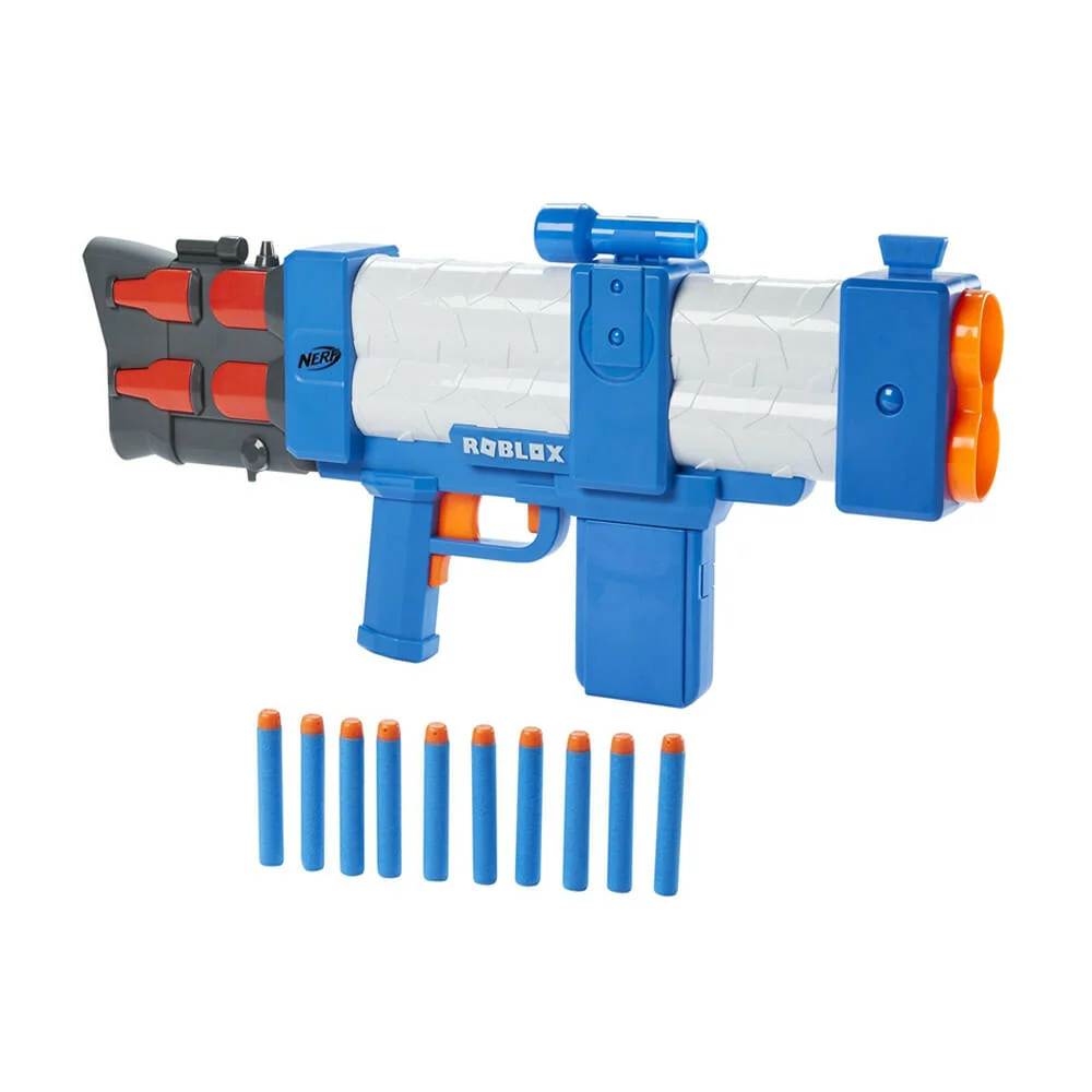 Nerf roblox / lanzador de pulso láser motorizado con 10 dardos / 12501 / pn00060660