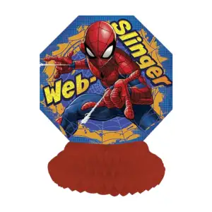1pza Centro de mesa con diseño de spider-man, 26cm / phcmsp
