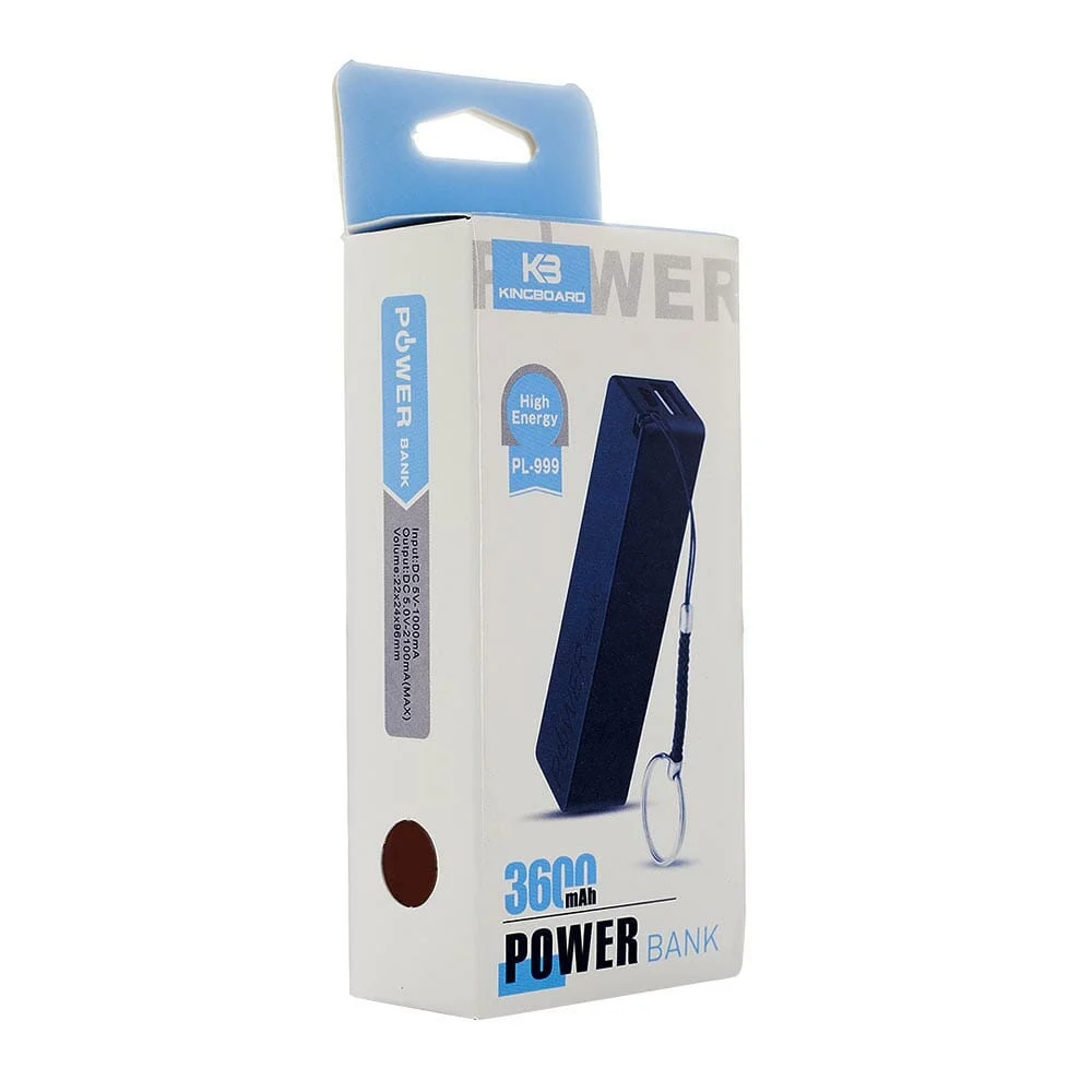 Power bank / batería portátil de 3600 mah con entrada usb / pl-999
