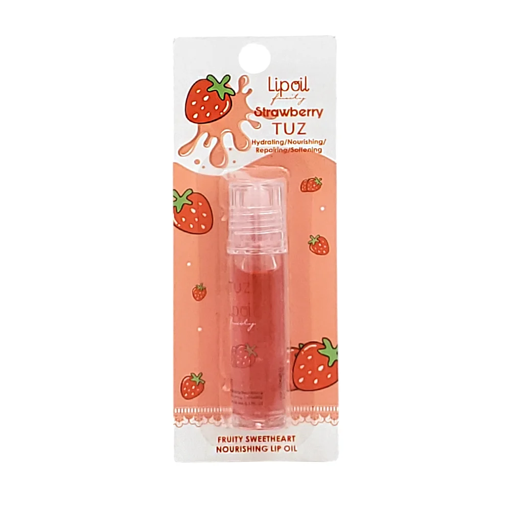 1pza Brillo labial lip oil con aroma a f...