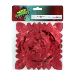 Guirnalda metálica bicolor en forma de cadena con hojas / party poppe…