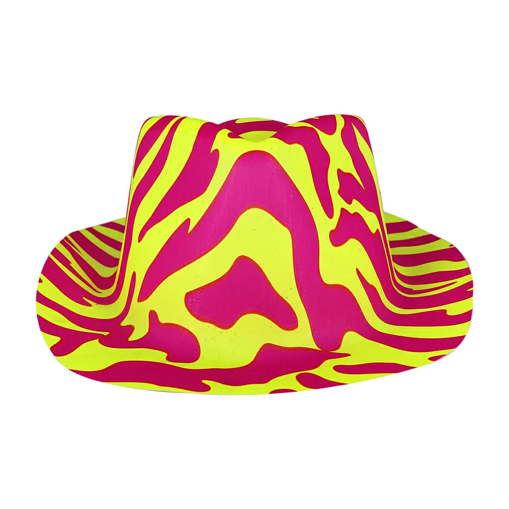 Paquete de 12 sombreros tipo vaquero con diseño para fiesta, variedad de diseños / pt10237