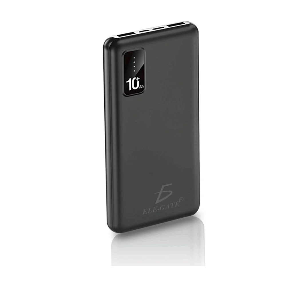 Power bank 10000mah con 2 puertos usb + entradas tipo c y v8 pw.15