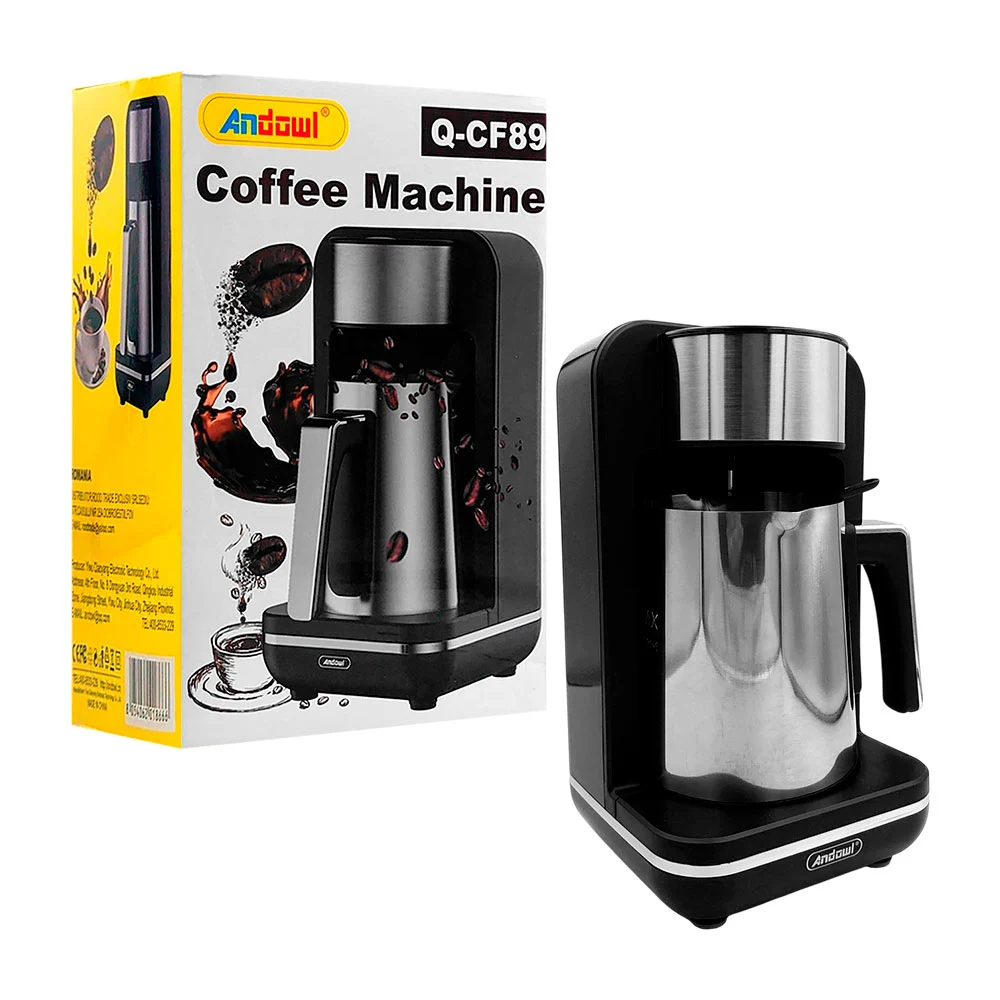 Cafetera eléctrica pequeña 110v, diseño minimalista / q-cf89