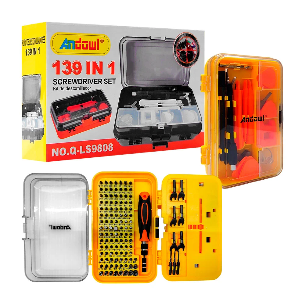 Estuche con 139 en 1 con herramientas para celulares o teclados / q-ls9808