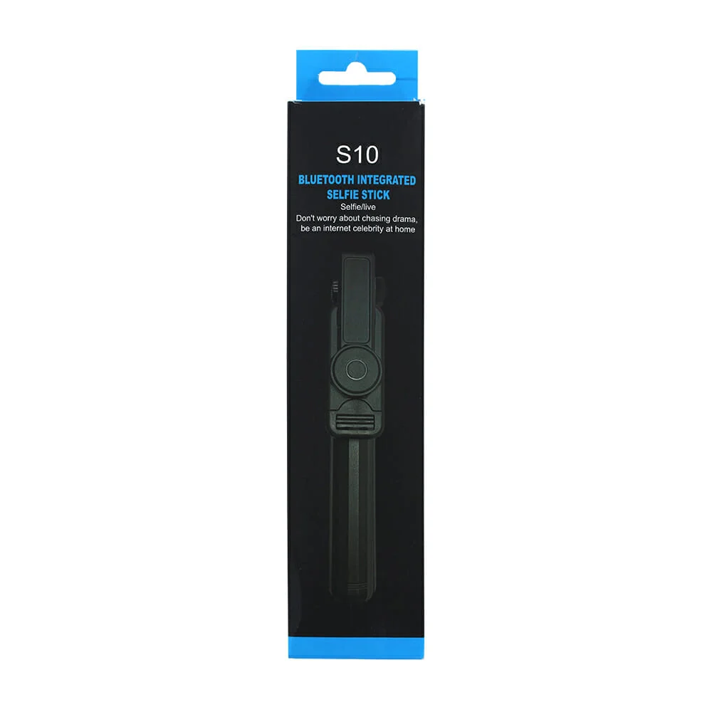 Bastón selfie stick plegable con tripie + control bluetooth / bluetooth integrated selfie stick / q07 / zpg-6532