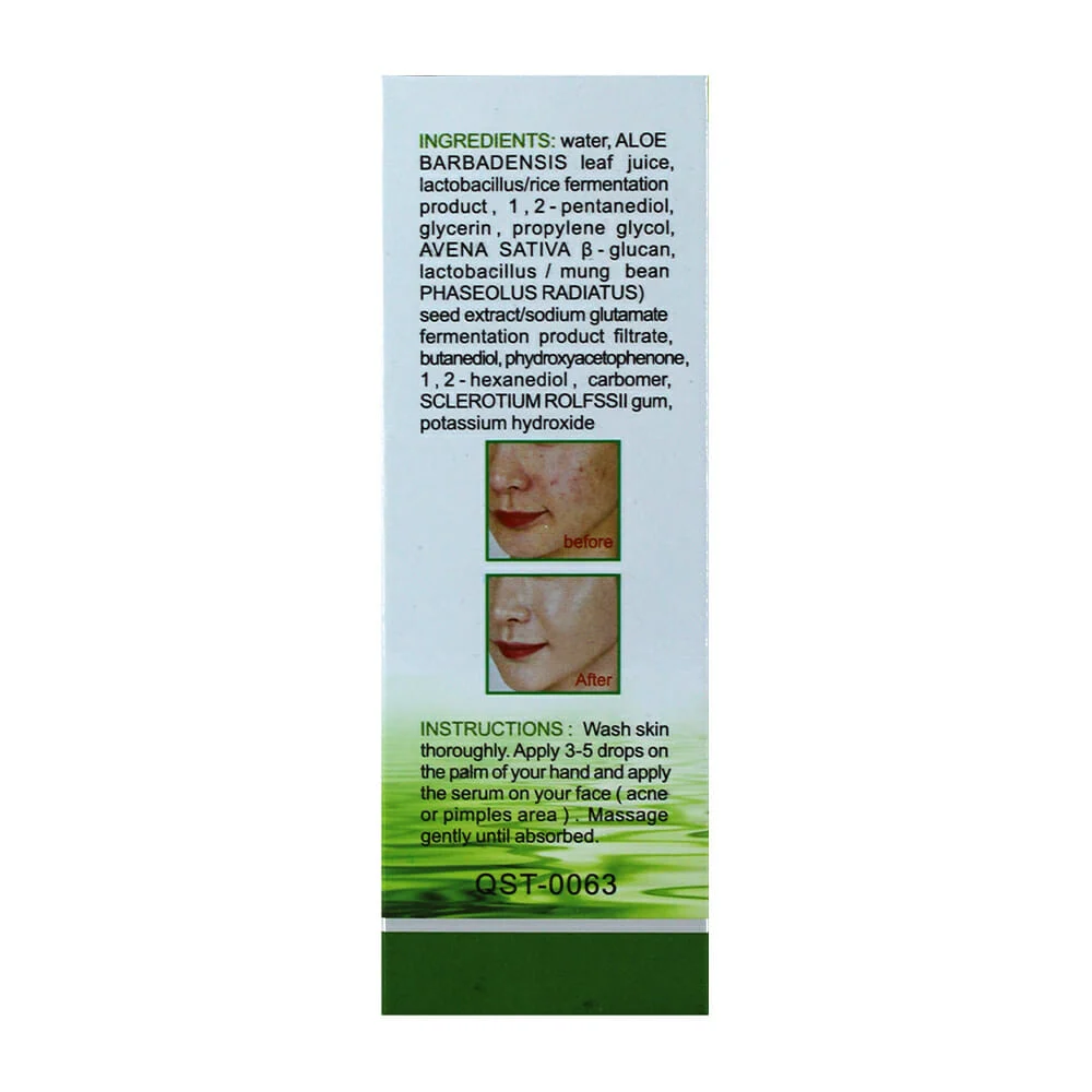 Gotero con esencia de aloe vera anti-acne -qxt-0063