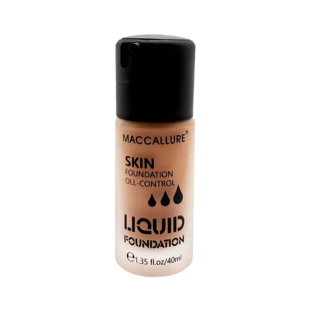 Base de maquillaje maccallure con control de grasa, 40ml / liquid foundation / r1091