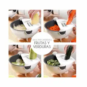 Escurridor multifuncional cortador / rallador de alimentos 80430