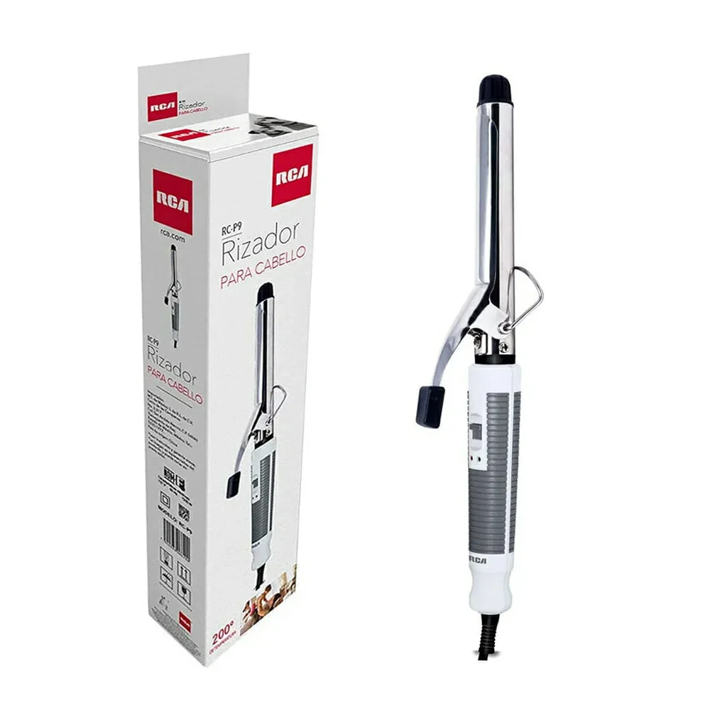 Plancha rizadora rca con barril de cerámica para el cabello / rc-p9