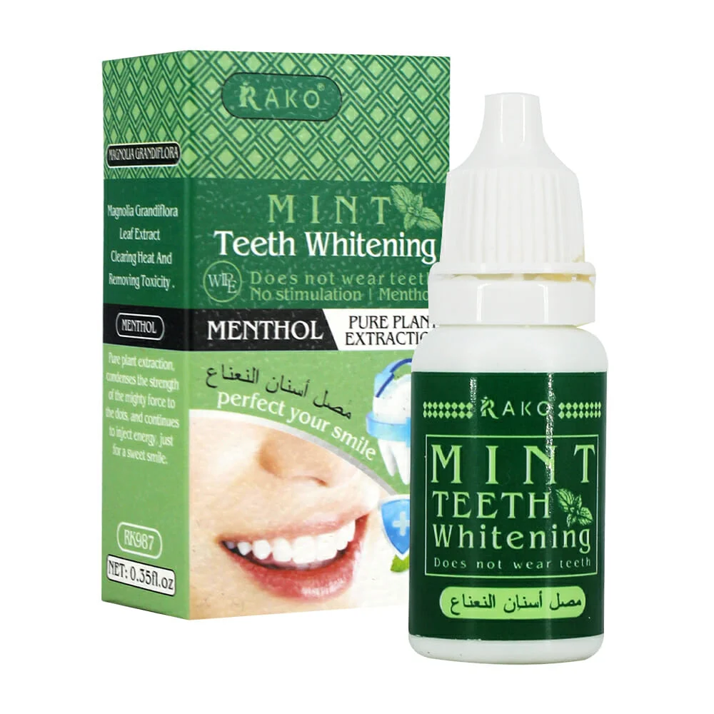 Blanqueador refrescante dental rako con extracto de menta / rk987