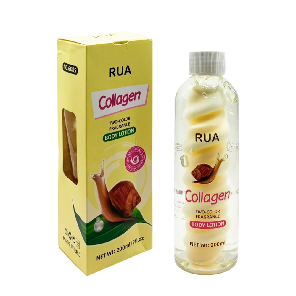 Loción corporal rua con extracto de colágeno y baba de caracol, 200ml / collagen / rua-6085
