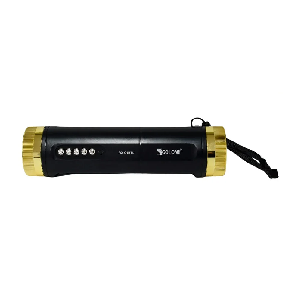Bocina lámpara portátil bluetooth golon con función de radio fm y ranuras para sd y usb, variedad de colores / c1btl