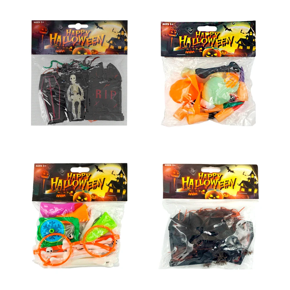 Paquete con 12 figuras pequeñas decorativas con temática de terror / s-w-22