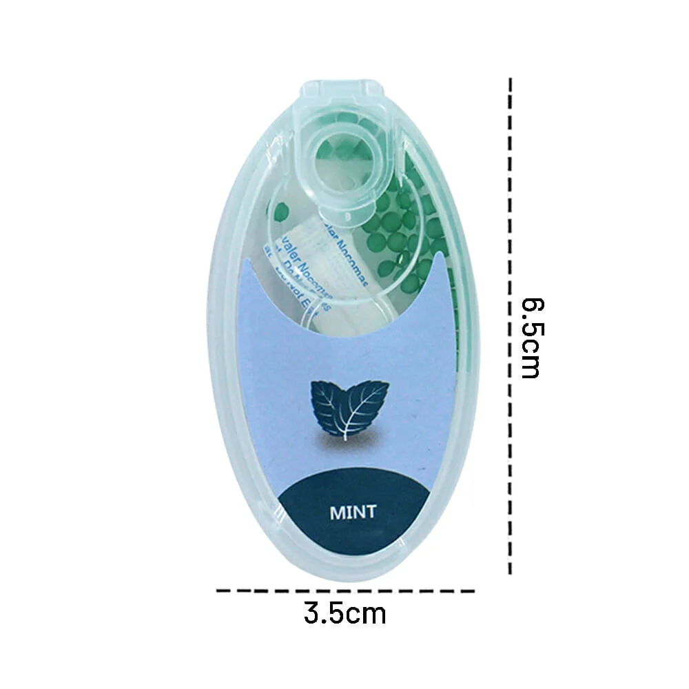1pza Mini estuche con bolitas refrescantes, variedad de aromas / s26-07