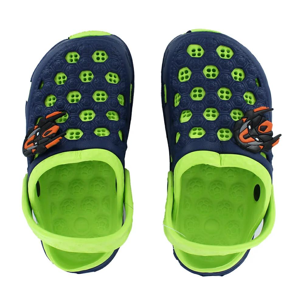 Par de sandalias infantiles tipo crocs con diseño, variedad de diseños y tallas / b-302