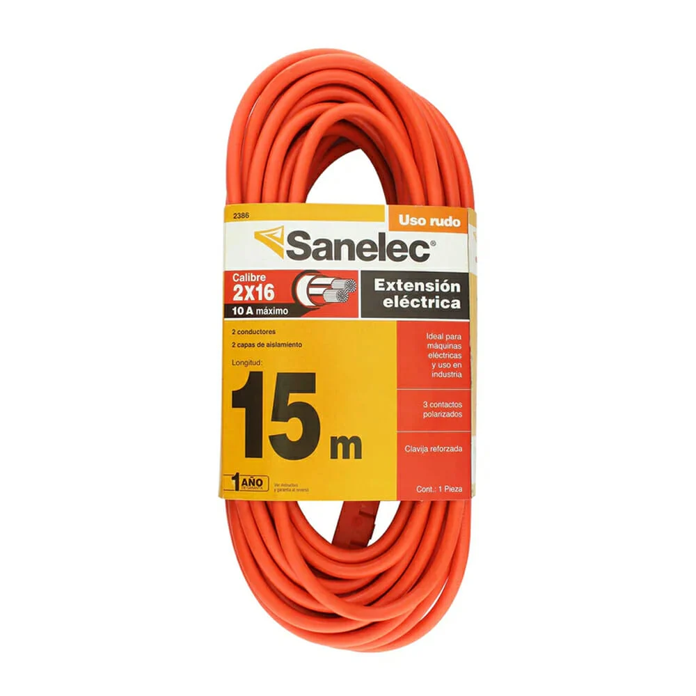 Extensión naraja sanelec para uso rudo ...