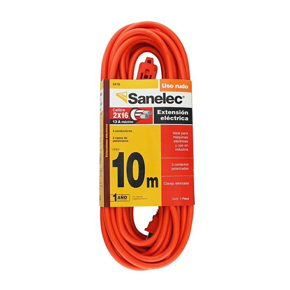 Extensión naranja sanelec para uso rudo...
