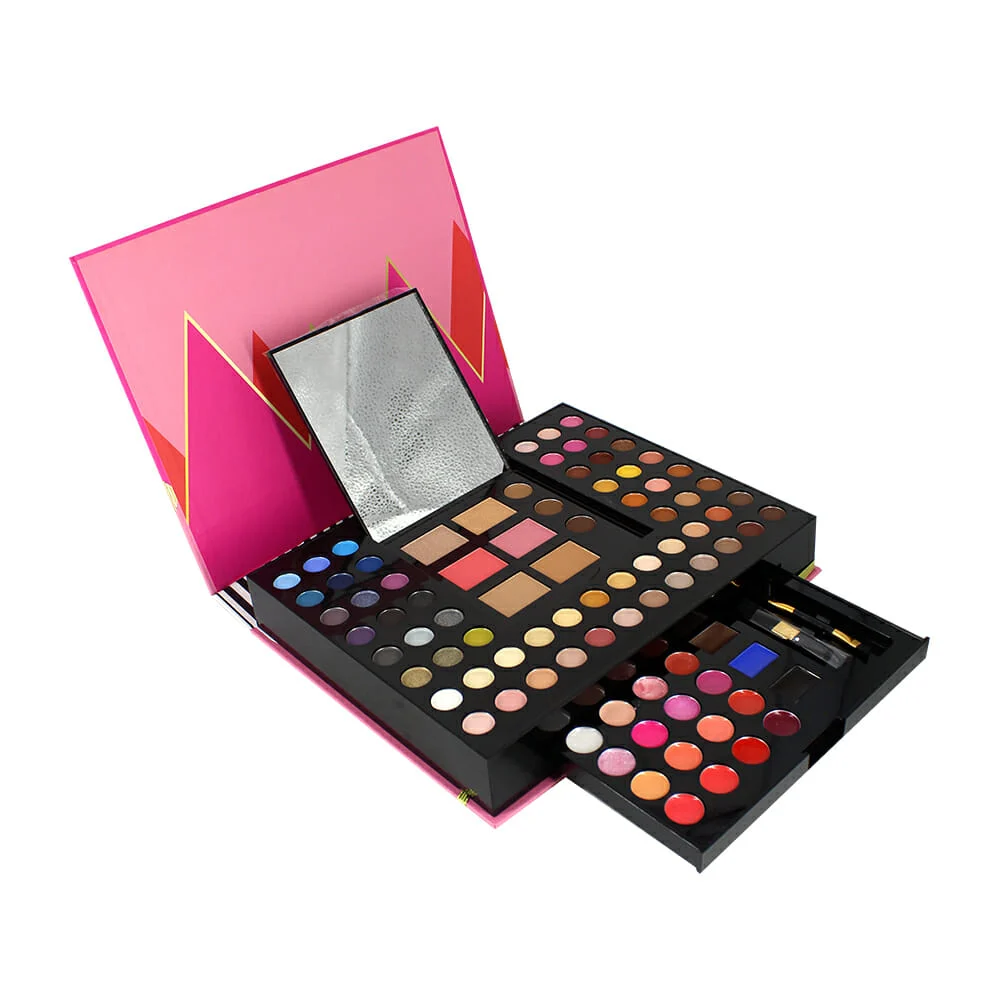 Paleta estuche s.f.r color con 88 tonos de maquillaje facial, espejo y 2 aplicadores / 7579