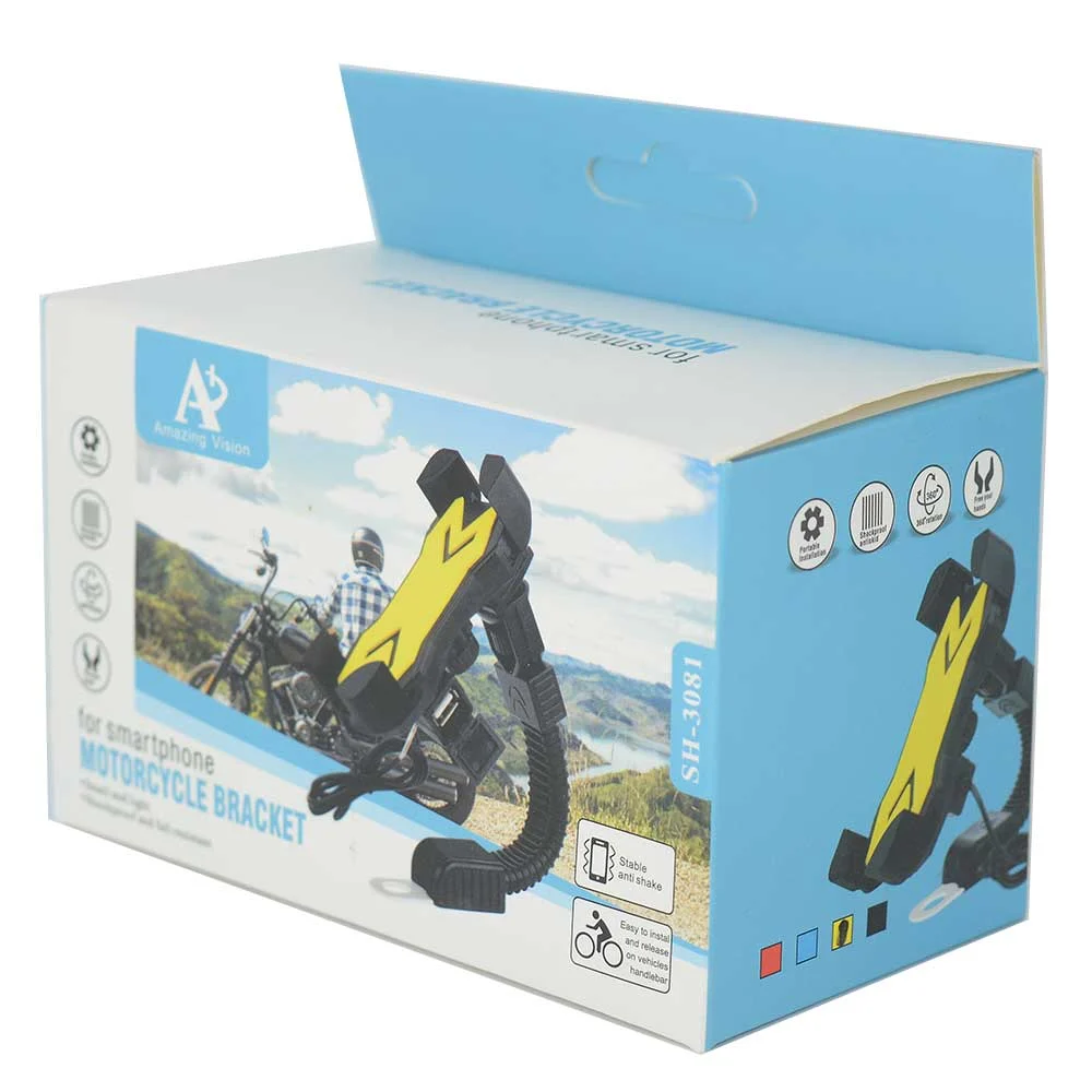 Soporte universal de celular con brazo flexible para bici o motocicleta, variedad de usos / sh-3081