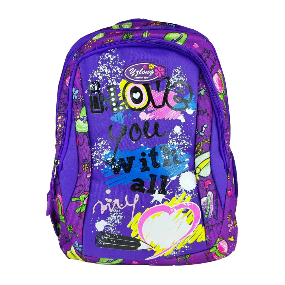 Mochila grande con diseño de estrellas y unicornios sk-601