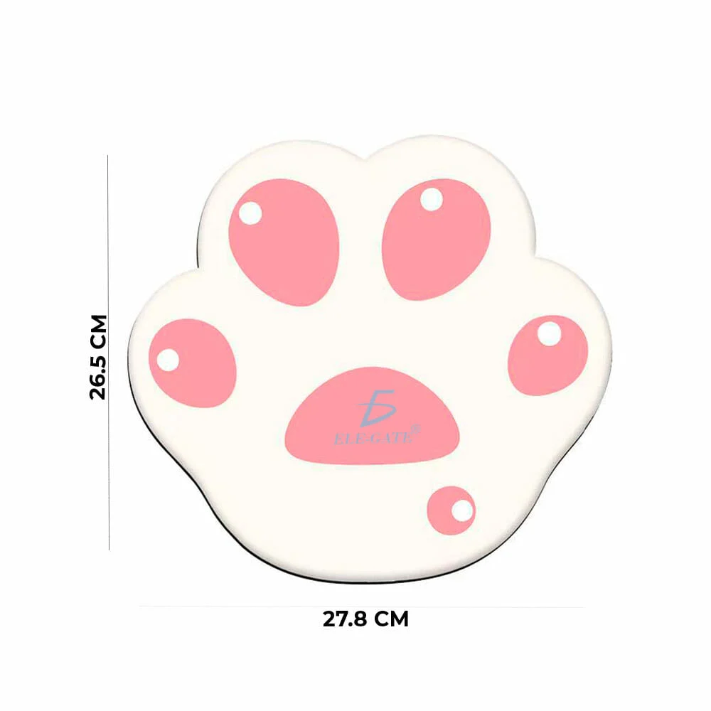 Mouse pad ergonómico antiderrapante en forma de huella sm.06
