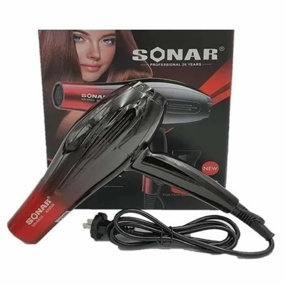 Secadora alámbrica sonar o wing star para cabello, 4000w / el-81