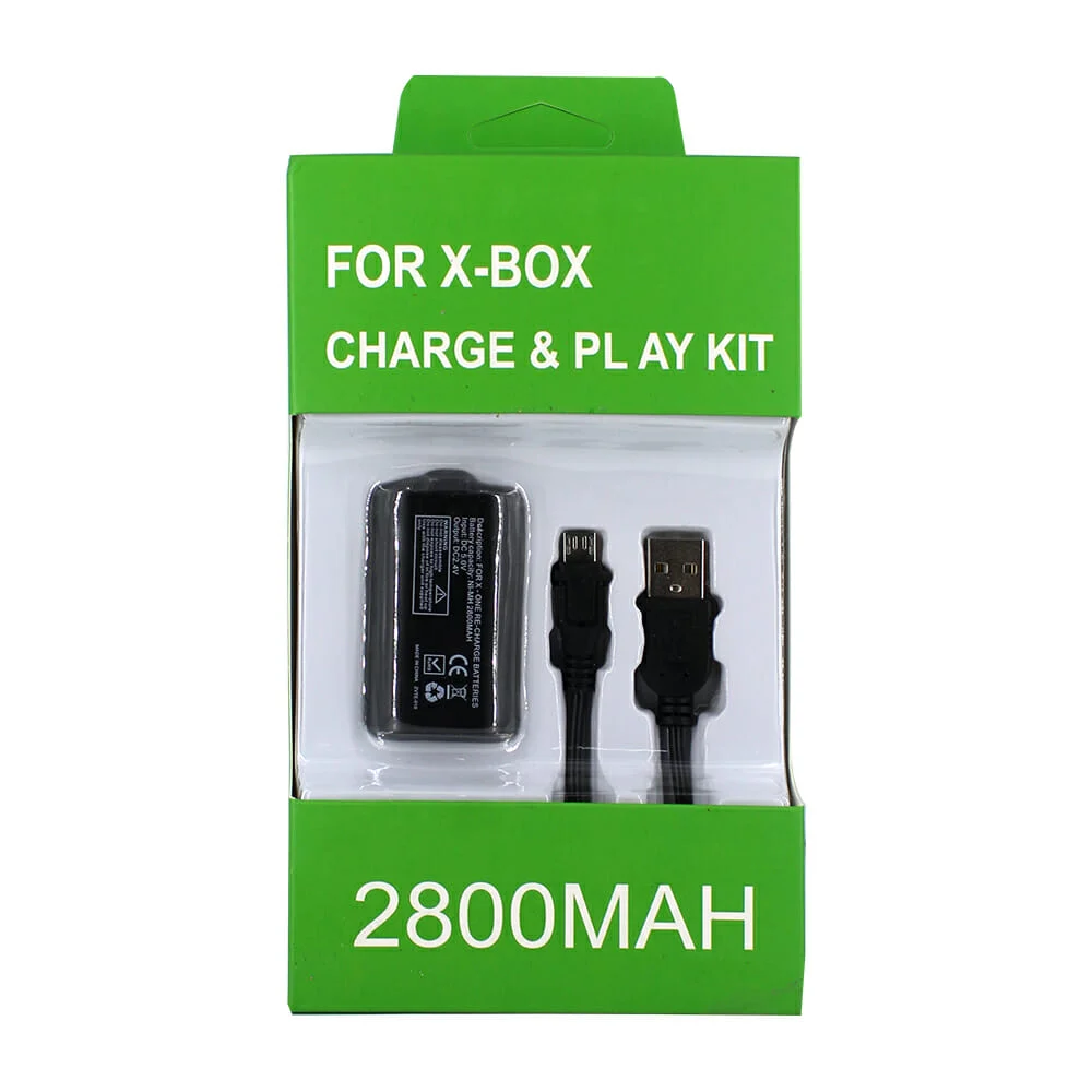 Carga y juega para xbox one 2800mah, con entrada tipo v8 / x-one / yone-02 / ev-2016v8
