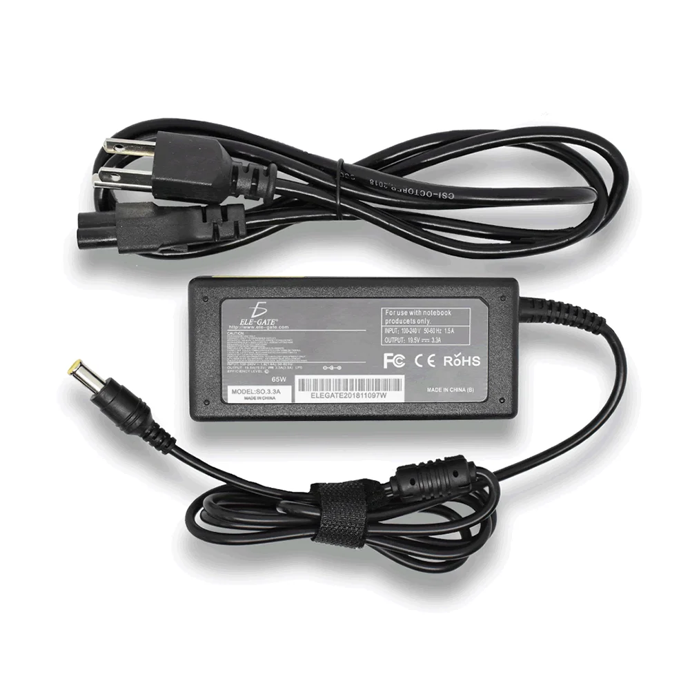 Cargador de punta amarilla para laptop, compatible con Sony 65w / so.3.3a