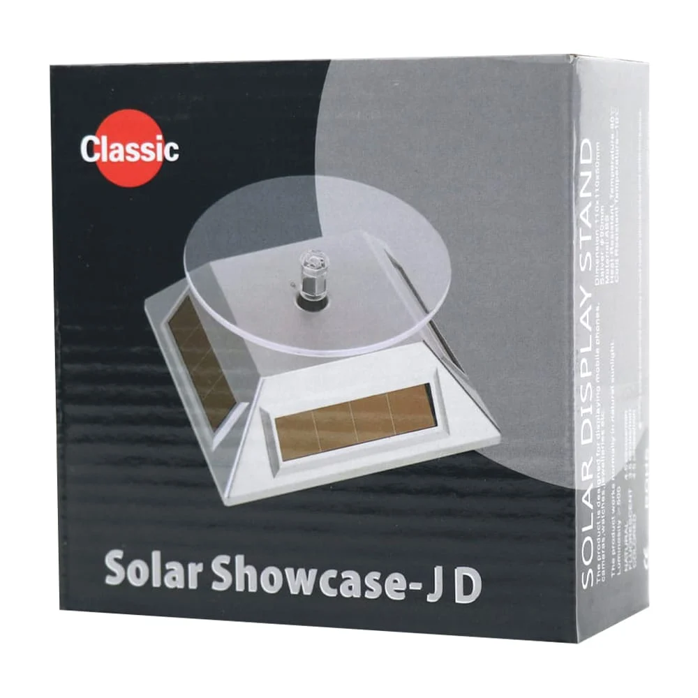 Exhibidor de joyeria pequeño giratorio, variedad de colores / solar showcase - jd