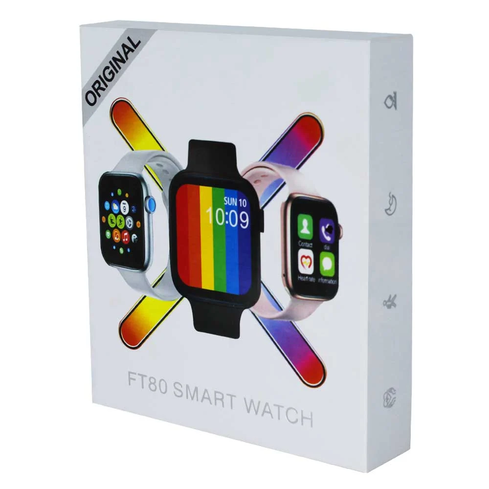 Smart whatch con correas de plástico, variedad de colores ft80 / sw01 / tb-6323 / sw02 /sw96
