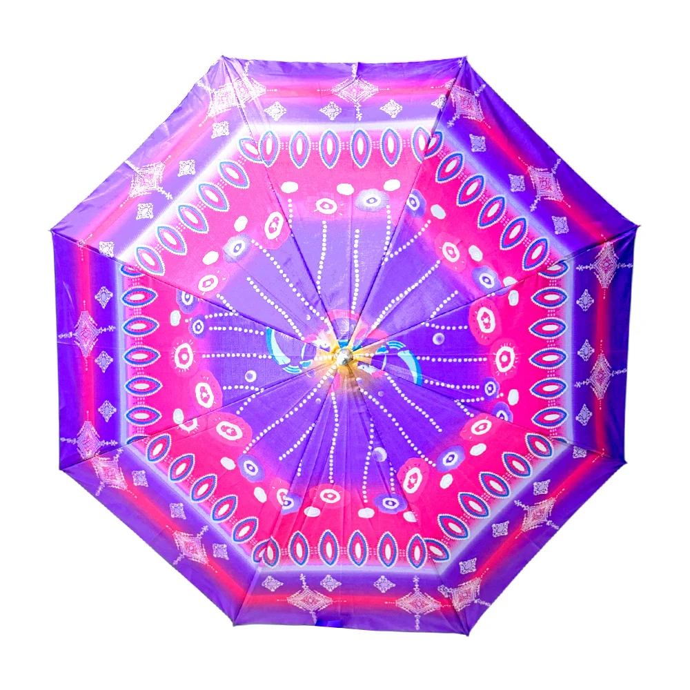 Paraguas de 8 varillas con diseño de pu...
