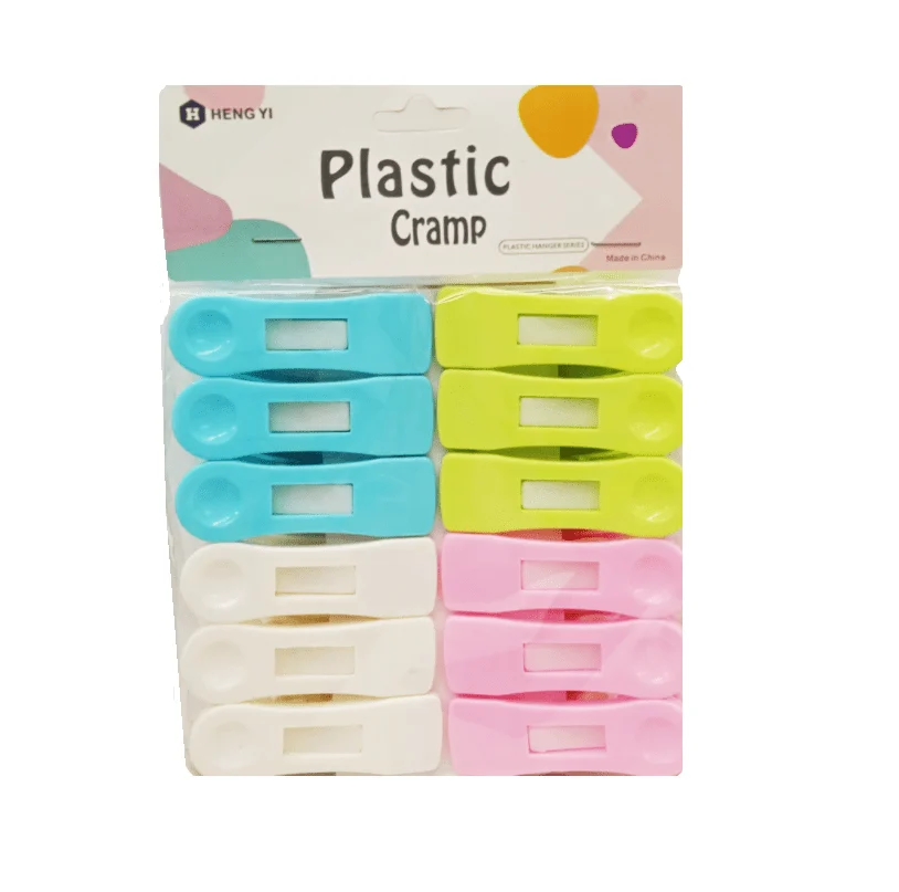 Paquete con 12 pinzas de plástico para ...